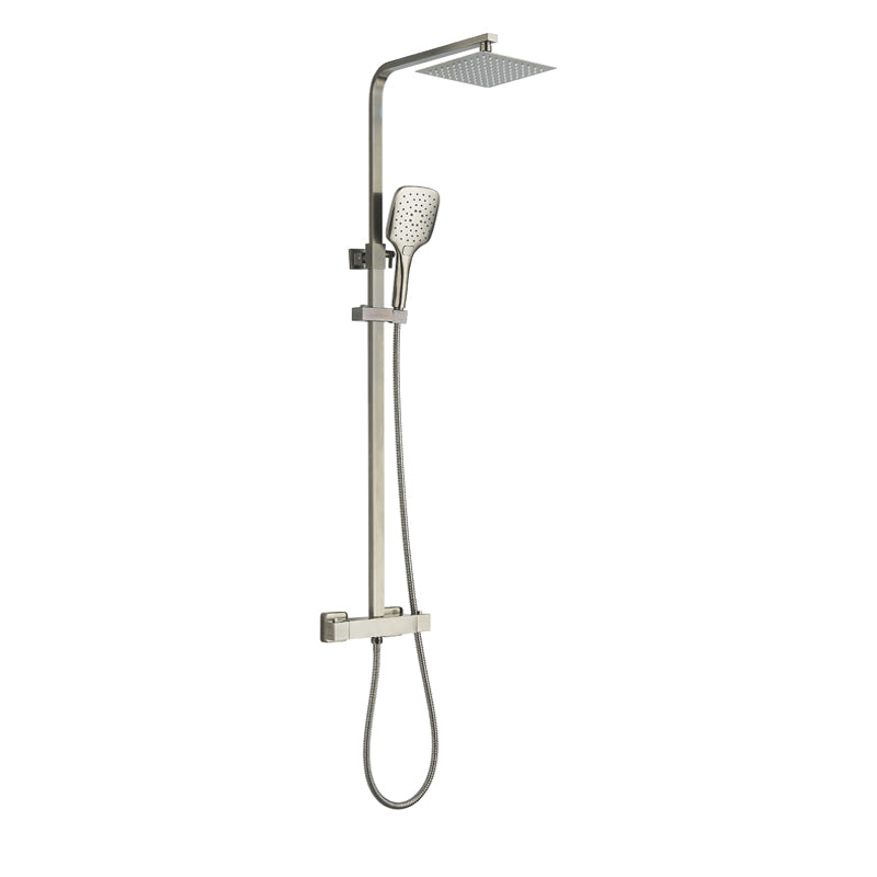 TB Menai Premium Square Thermostatic Overhead Shower Kit