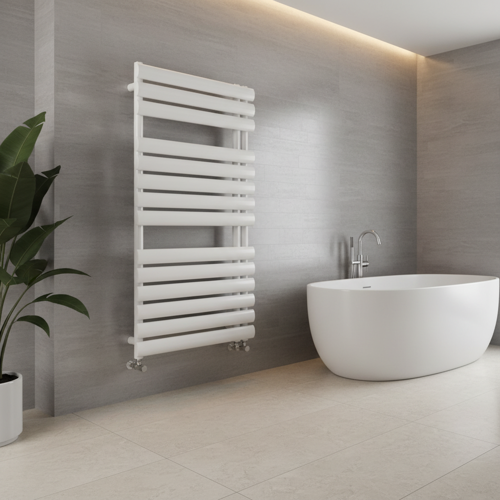 Eucotherm Nova Primus Oval Tube Ladder Towel Radiator