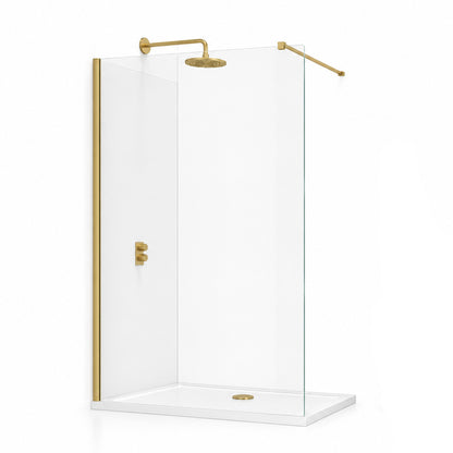 TB TI8 Wetroom Panel Premium 8mm Toughened Safety Glass