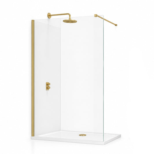 TB TI8 Wetroom Panel Premium 8mm Toughened Safety Glass